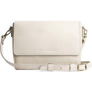 ⚡Portland Leather‎ Women Bone Handmade Finest Goods Metro Crossbody Bag